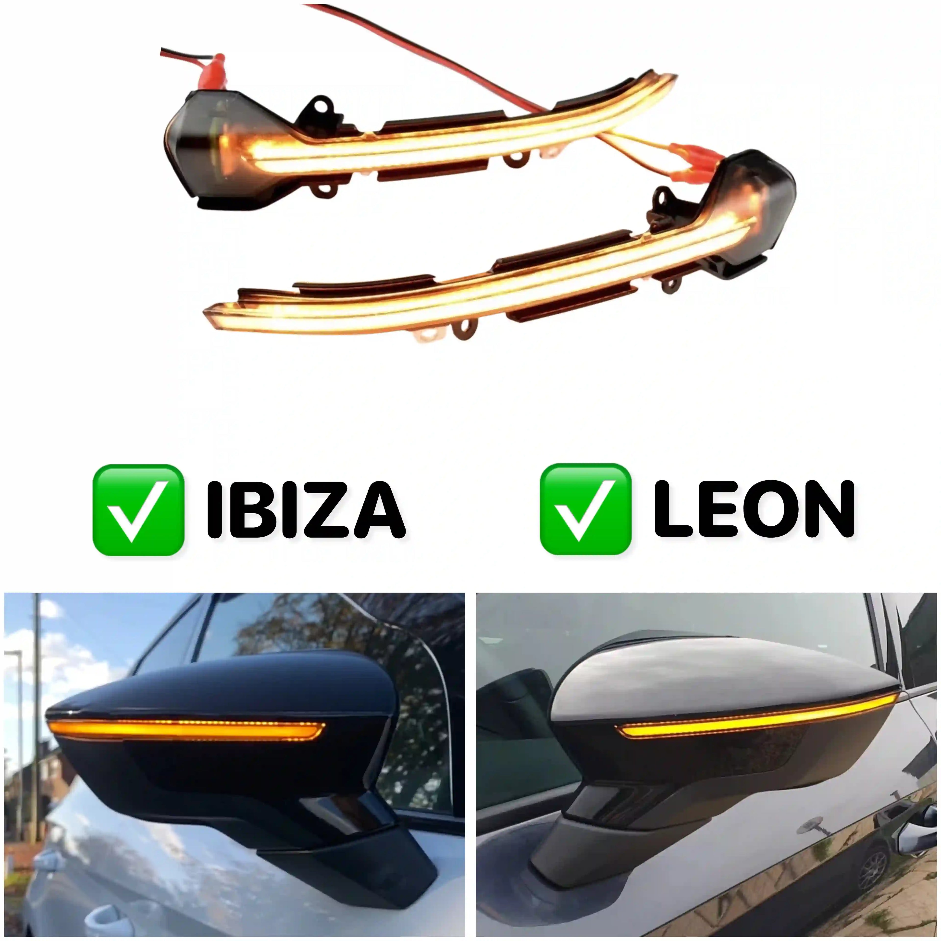 Clignotant LED Dynamique Rétroviseurs مطابق للأصلي و يركب بدون تعديل